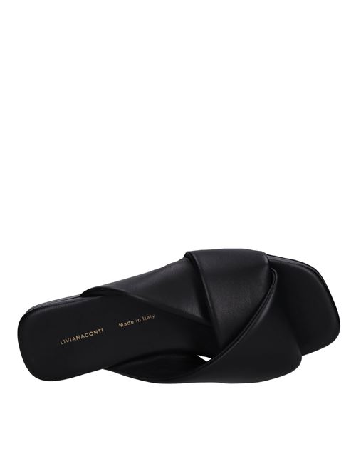 Leather mules LIVIANA CONTI | S4/A/A4SC63NERO